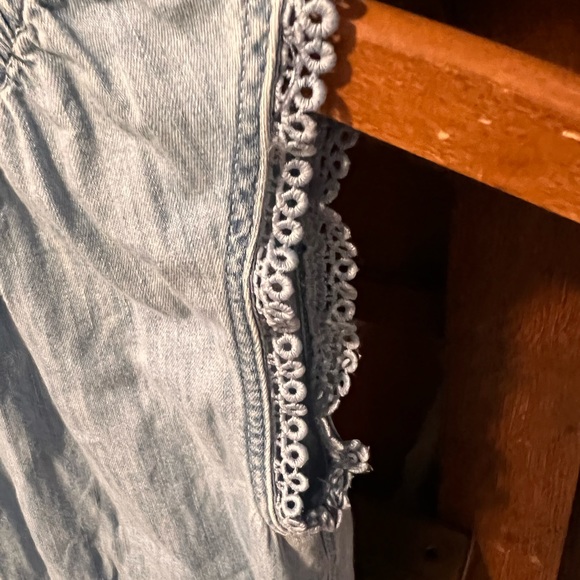 SOLD Chambray Romper - Size M - Picture 4 of 4